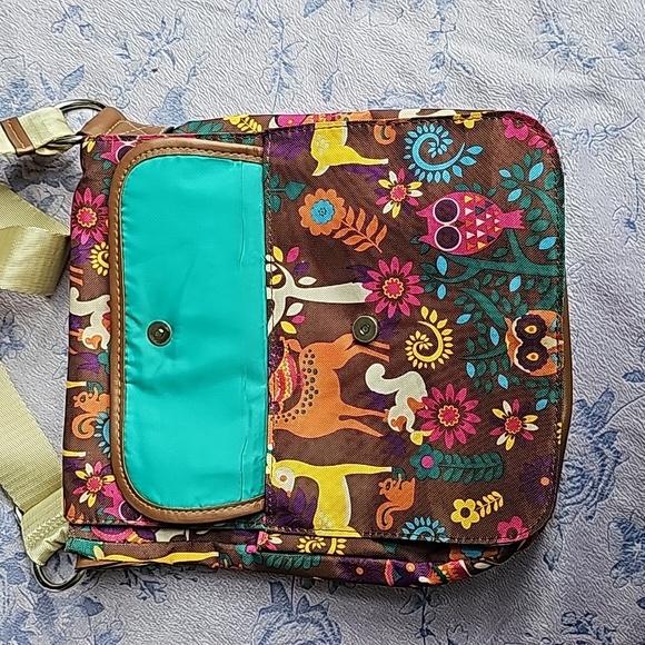 LILY BLOOM FOREST ANIMAL CROSSBODY BAG - Picture 2 of 11